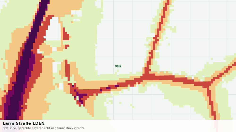 Statische Kartenansicht: Lärm Straße LDEN