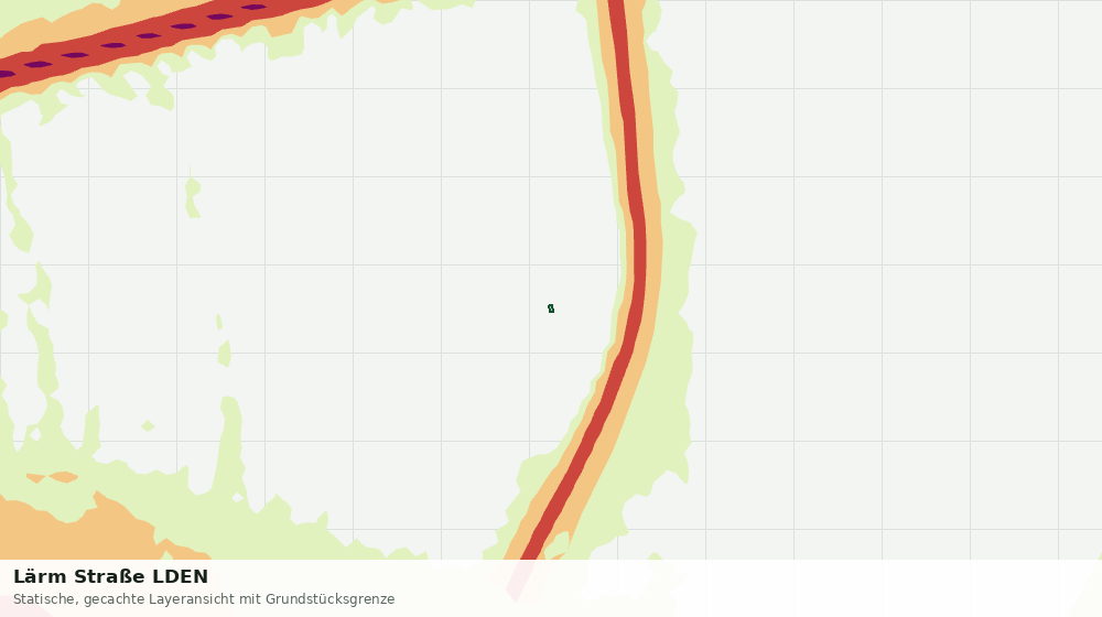 Statische Kartenansicht: Lärm Straße LDEN