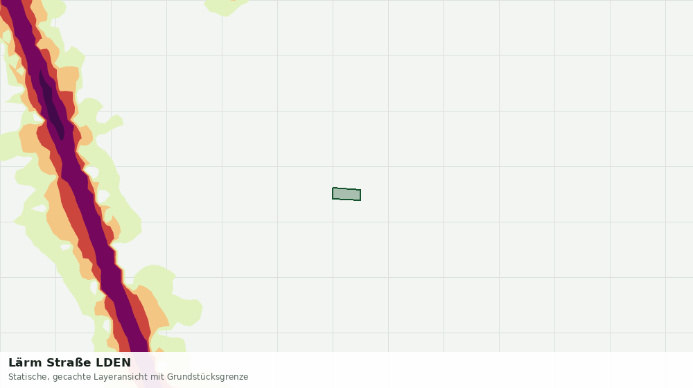 Statische Kartenansicht: Lärm Straße LDEN