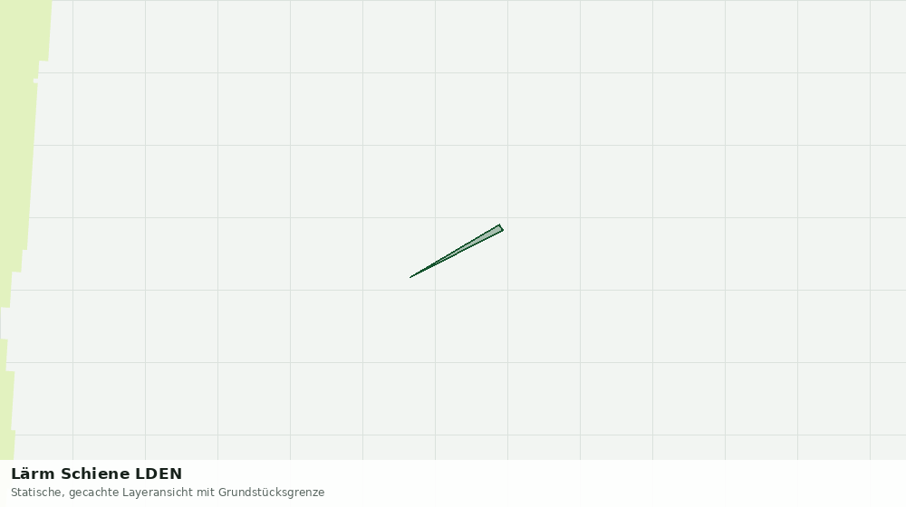 Statische Kartenansicht: Lärm Schiene LDEN
