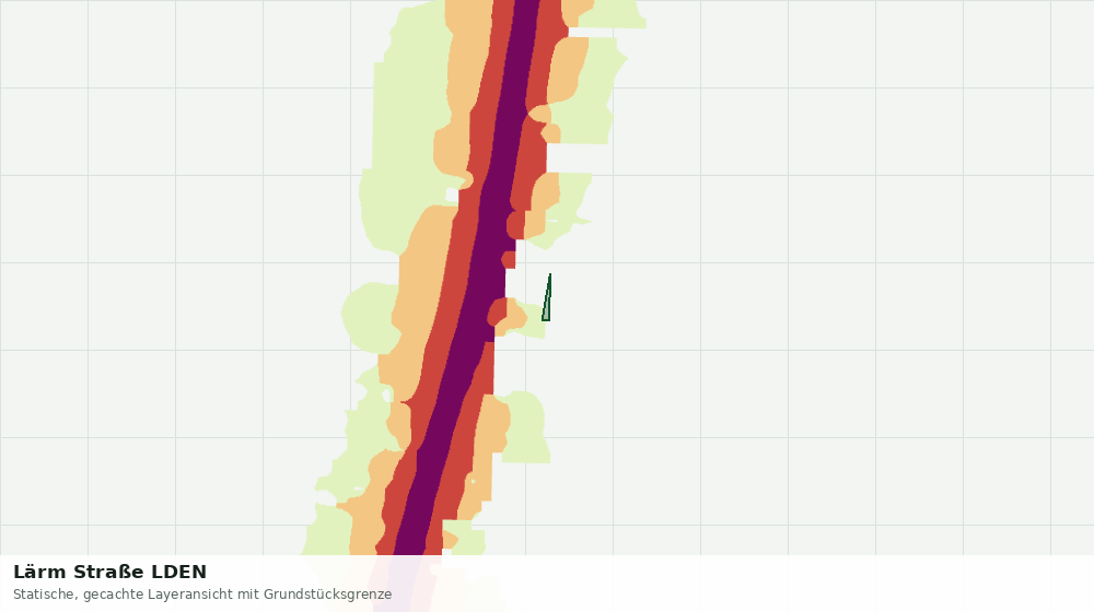 Statische Kartenansicht: Lärm Straße LDEN