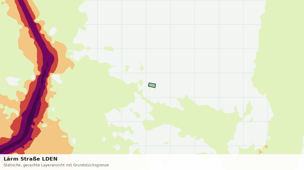 Statische Kartenansicht: Lärm Straße LDEN