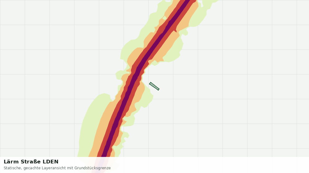 Statische Kartenansicht: Lärm Straße LDEN