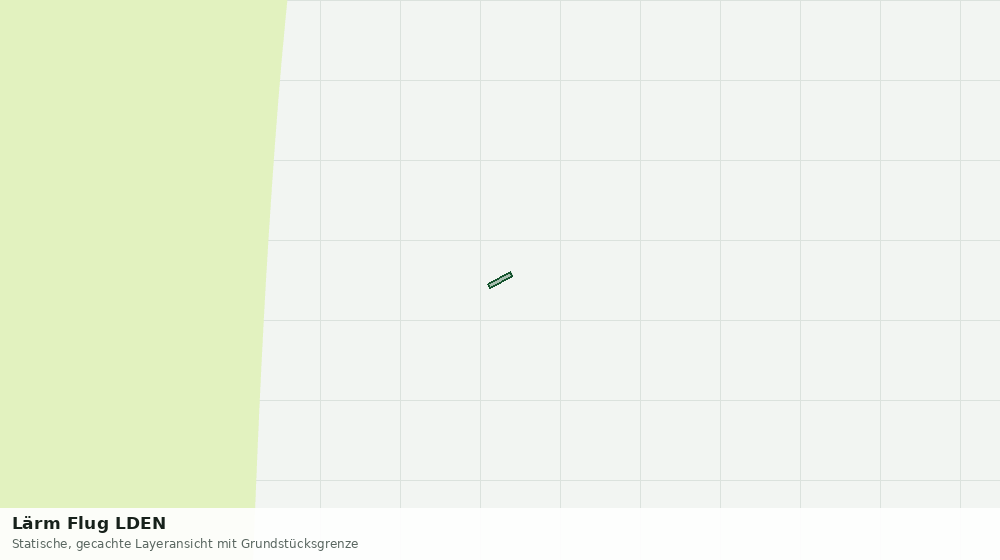 Statische Kartenansicht: Lärm Flug LDEN