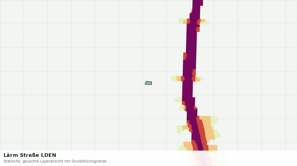 Statische Kartenansicht: Lärm Straße LDEN