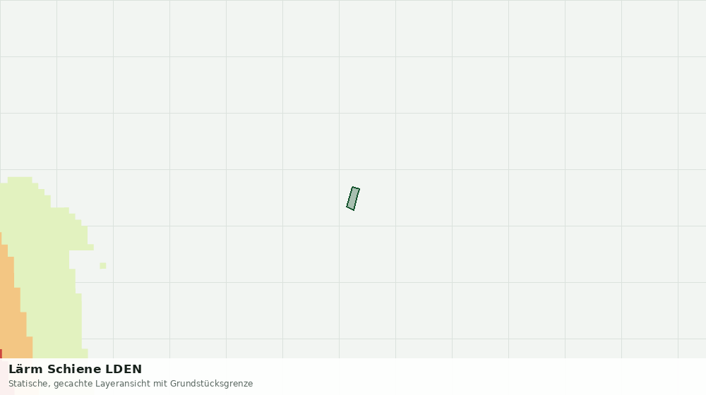 Statische Kartenansicht: Lärm Schiene LDEN