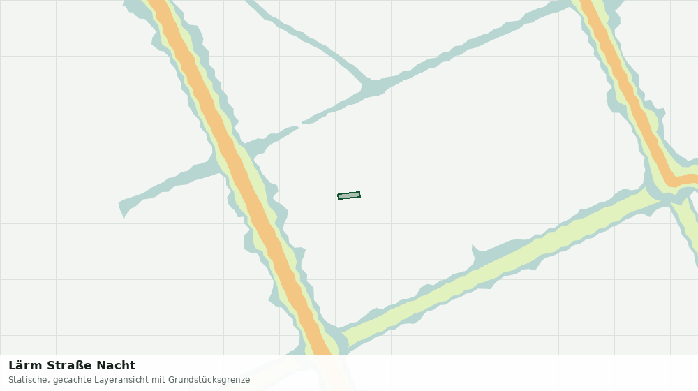 Statische Kartenansicht: Lärm Straße Nacht