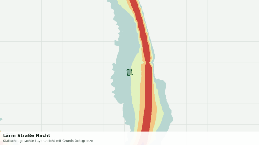 Statische Kartenansicht: Lärm Straße Nacht