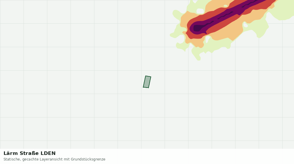 Statische Kartenansicht: Lärm Straße LDEN
