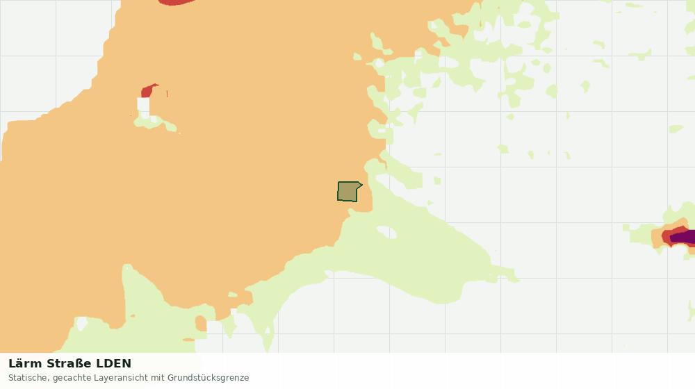 Statische Kartenansicht: Lärm Straße LDEN