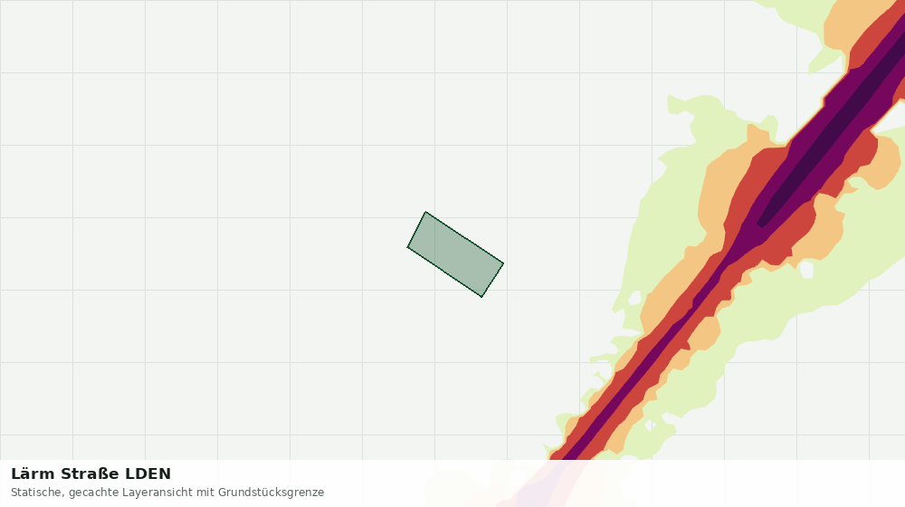 Statische Kartenansicht: Lärm Straße LDEN