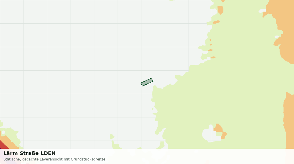Statische Kartenansicht: Lärm Straße LDEN