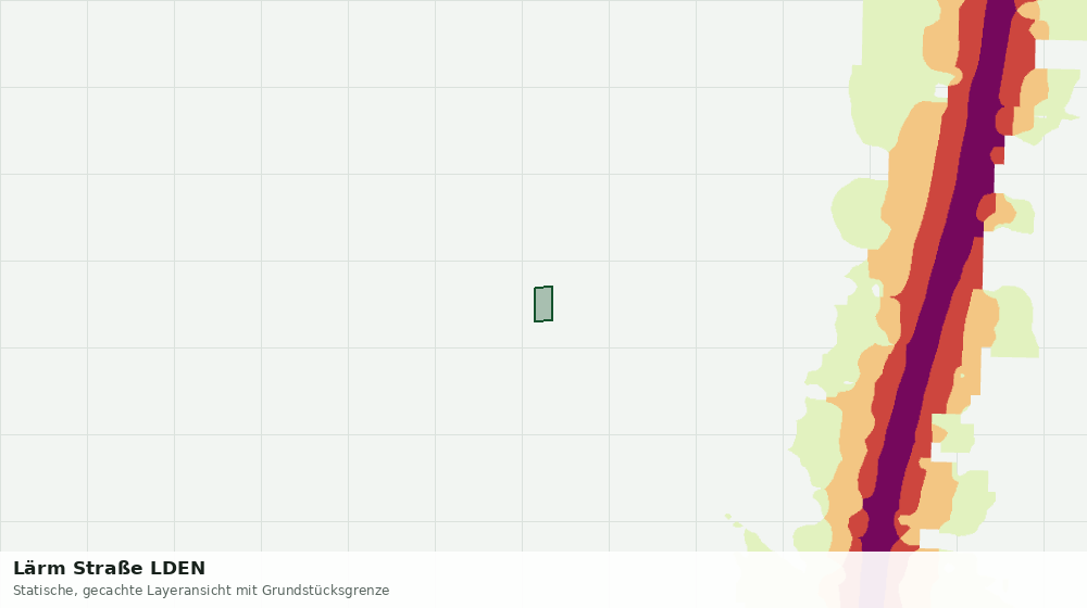 Statische Kartenansicht: Lärm Straße LDEN