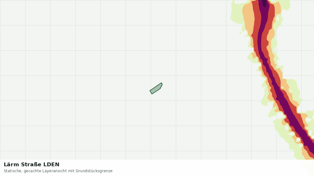 Statische Kartenansicht: Lärm Straße LDEN