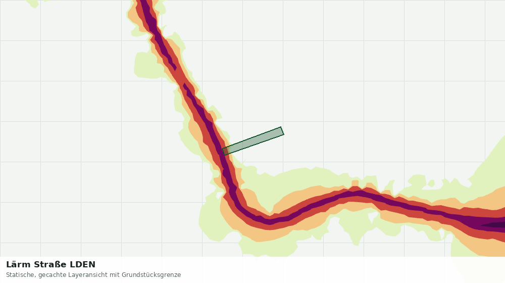 Statische Kartenansicht: Lärm Straße LDEN