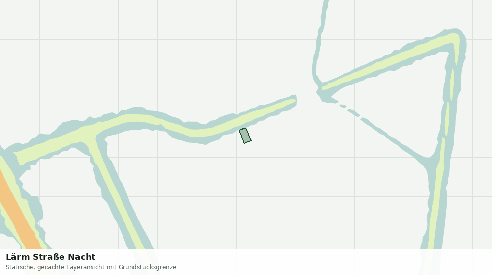 Statische Kartenansicht: Lärm Straße Nacht