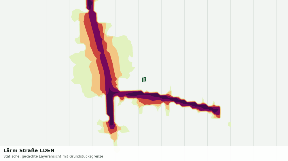 Statische Kartenansicht: Lärm Straße LDEN