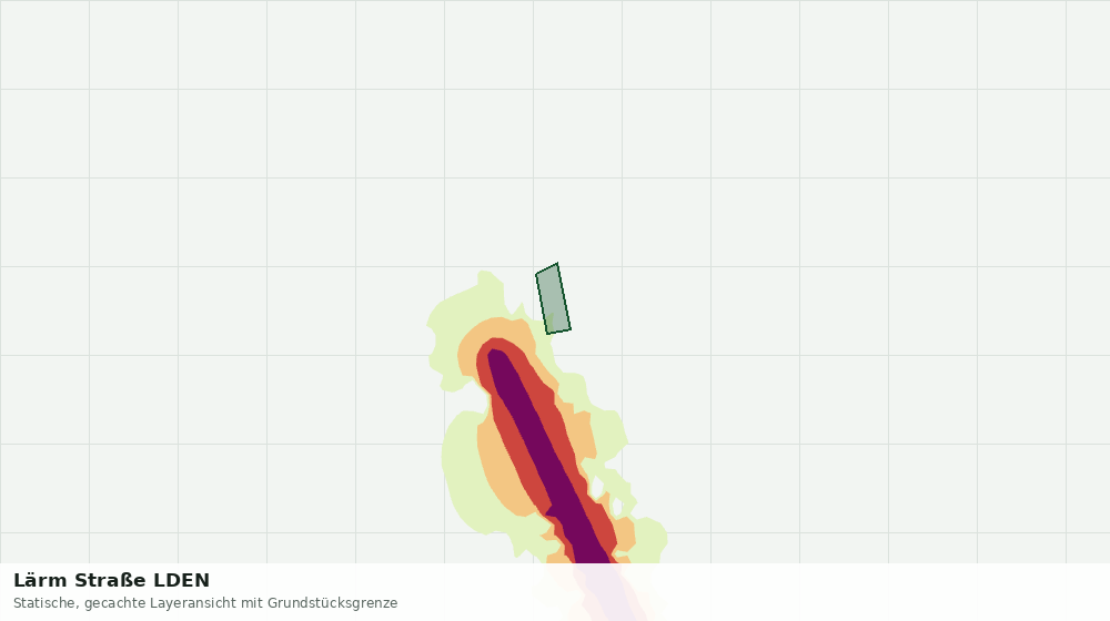 Statische Kartenansicht: Lärm Straße LDEN