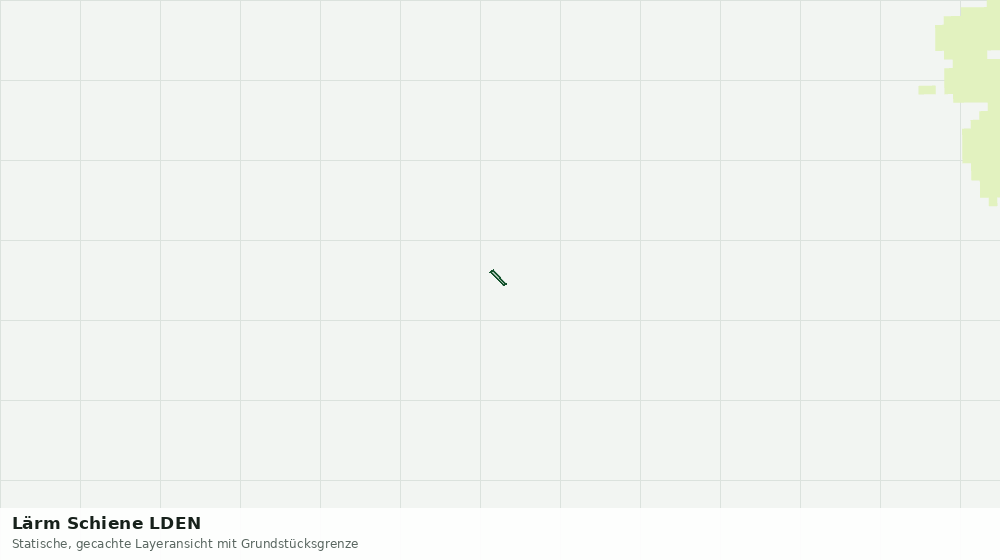 Statische Kartenansicht: Lärm Schiene LDEN