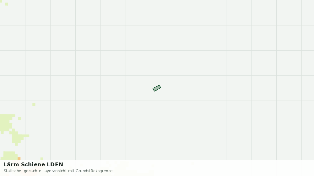 Statische Kartenansicht: Lärm Schiene LDEN