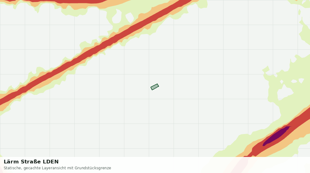 Statische Kartenansicht: Lärm Straße LDEN