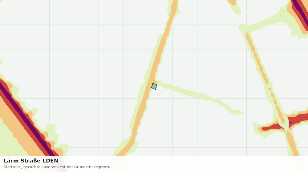 Statische Kartenansicht: Lärm Straße LDEN