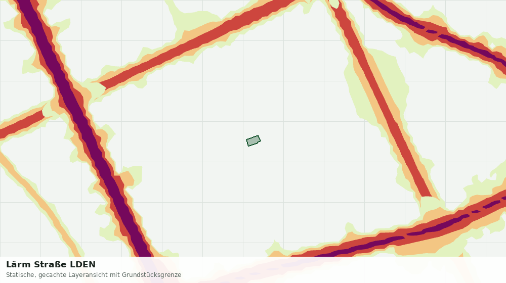 Statische Kartenansicht: Lärm Straße LDEN