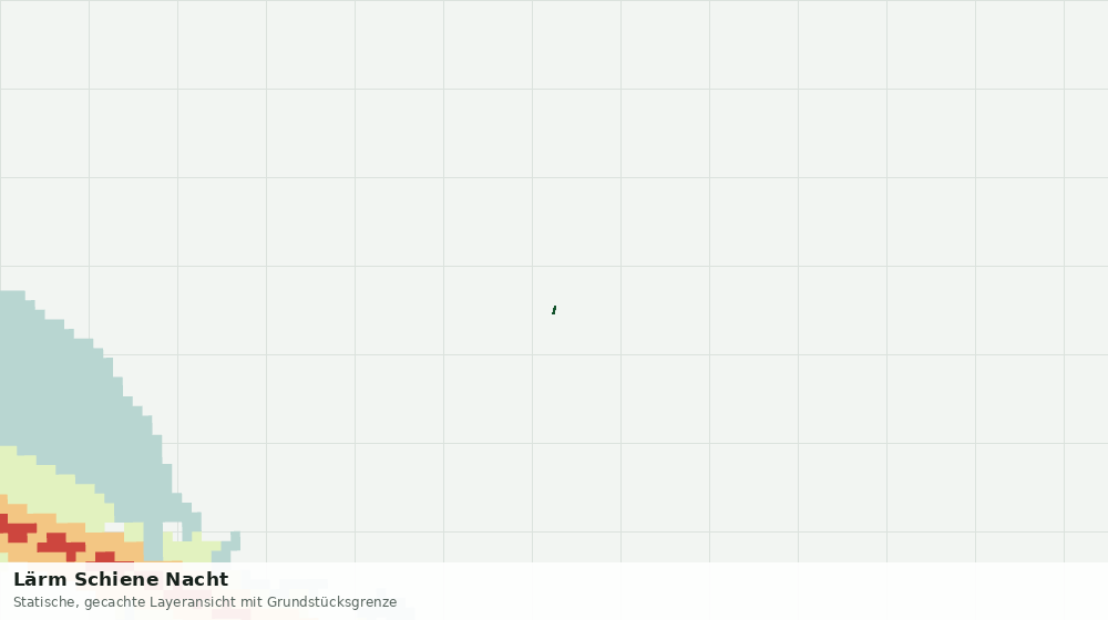 Statische Kartenansicht: Lärm Schiene Nacht