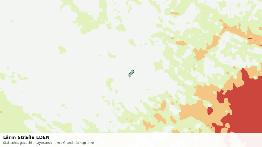 Statische Kartenansicht: Lärm Straße LDEN