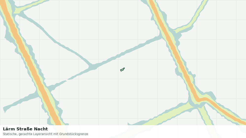 Statische Kartenansicht: Lärm Straße Nacht