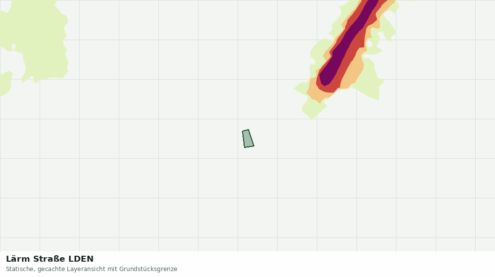 Statische Kartenansicht: Lärm Straße LDEN