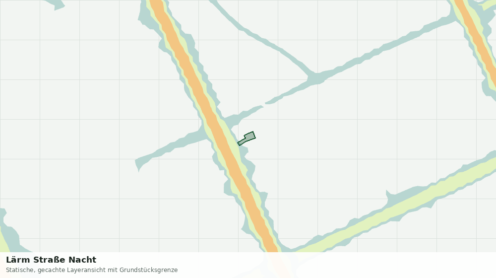 Statische Kartenansicht: Lärm Straße Nacht
