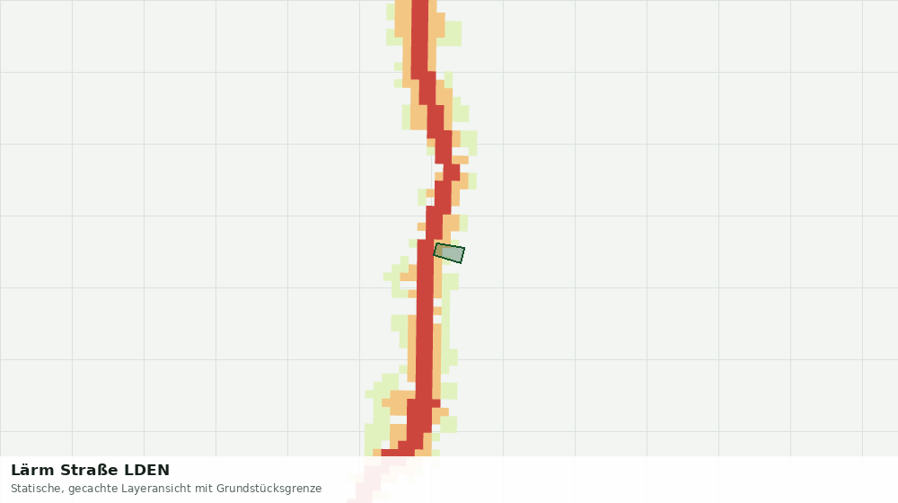 Statische Kartenansicht: Lärm Straße LDEN