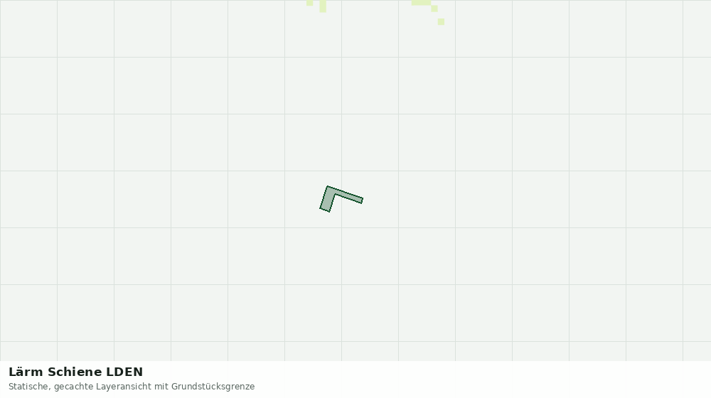 Statische Kartenansicht: Lärm Schiene LDEN