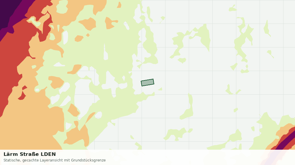 Statische Kartenansicht: Lärm Straße LDEN