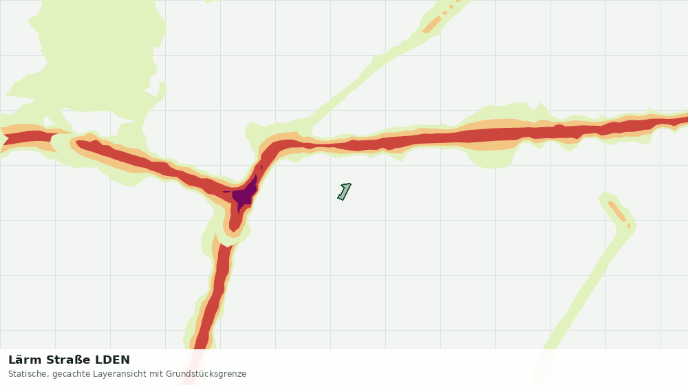 Statische Kartenansicht: Lärm Straße LDEN