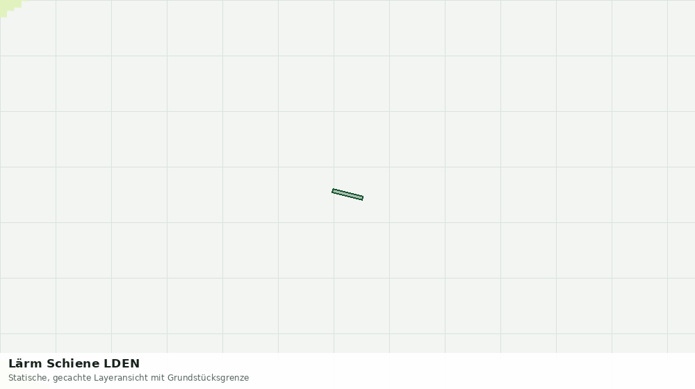 Statische Kartenansicht: Lärm Schiene LDEN
