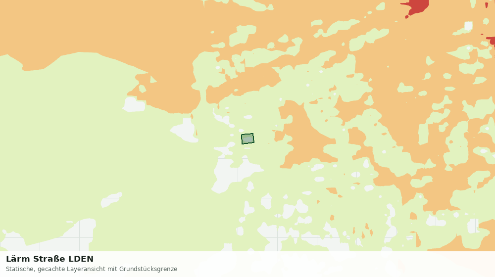 Statische Kartenansicht: Lärm Straße LDEN