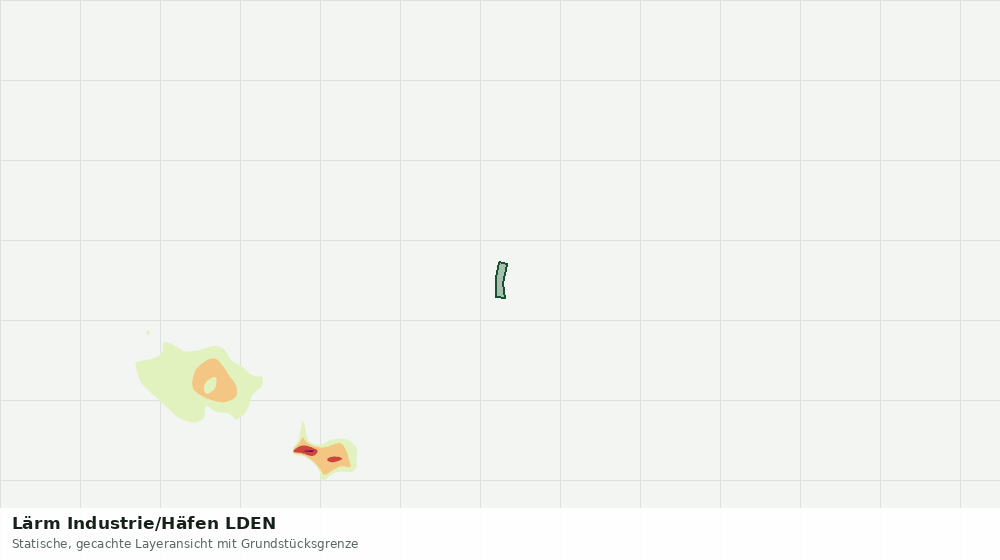 Statische Kartenansicht: Lärm Industrie/Häfen LDEN
