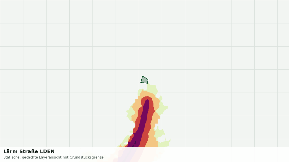Statische Kartenansicht: Lärm Straße LDEN