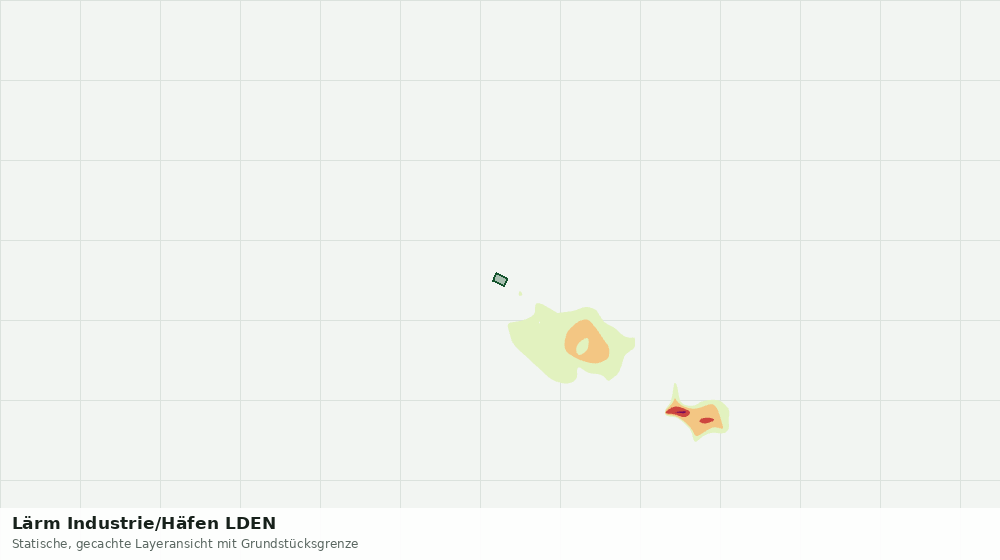 Statische Kartenansicht: Lärm Industrie/Häfen LDEN