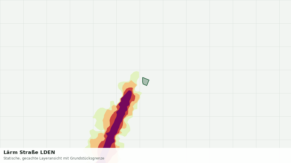 Statische Kartenansicht: Lärm Straße LDEN