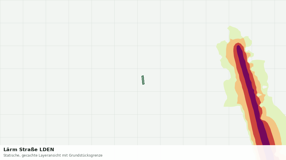 Statische Kartenansicht: Lärm Straße LDEN