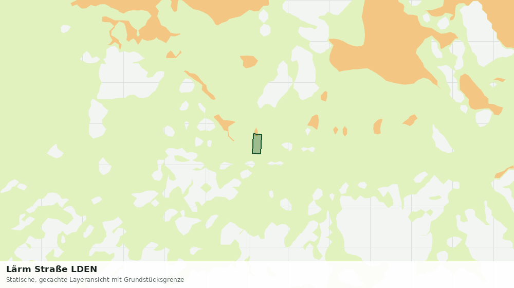 Statische Kartenansicht: Lärm Straße LDEN