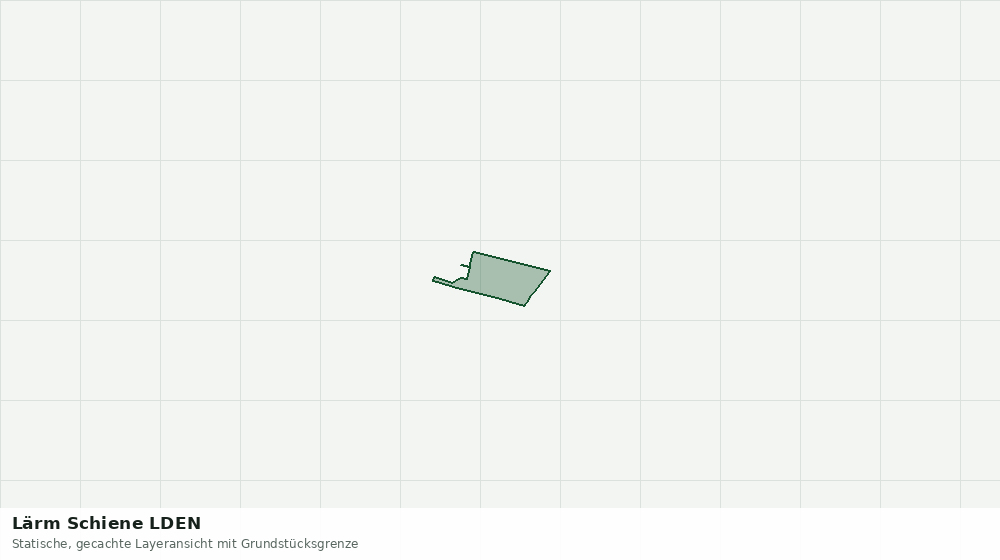 Statische Kartenansicht: Lärm Schiene LDEN