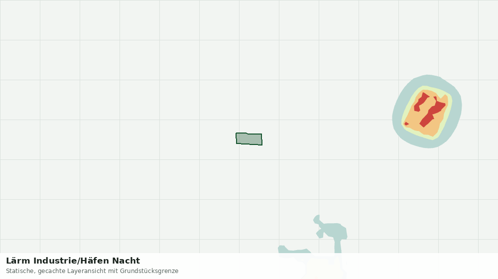 Statische Kartenansicht: Lärm Industrie/Häfen Nacht