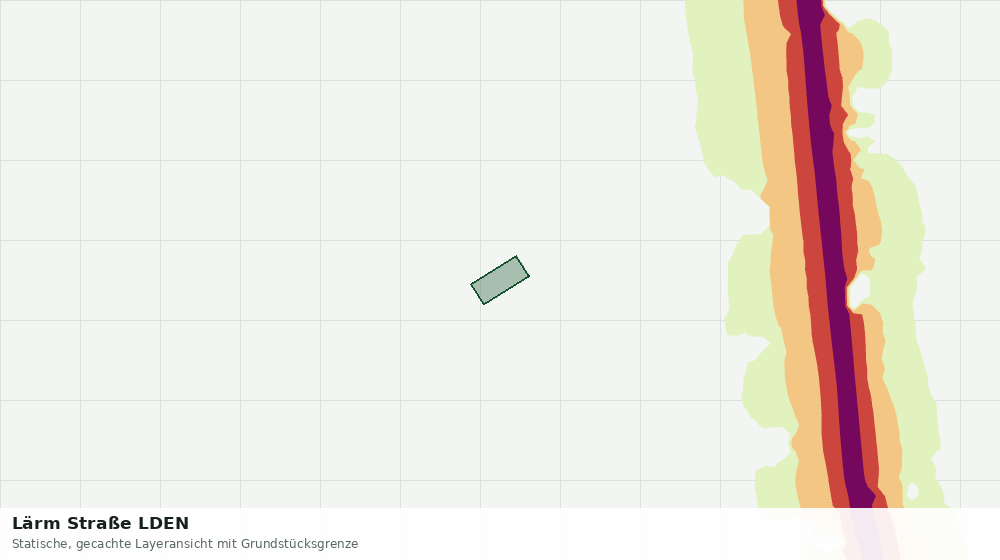 Statische Kartenansicht: Lärm Straße LDEN