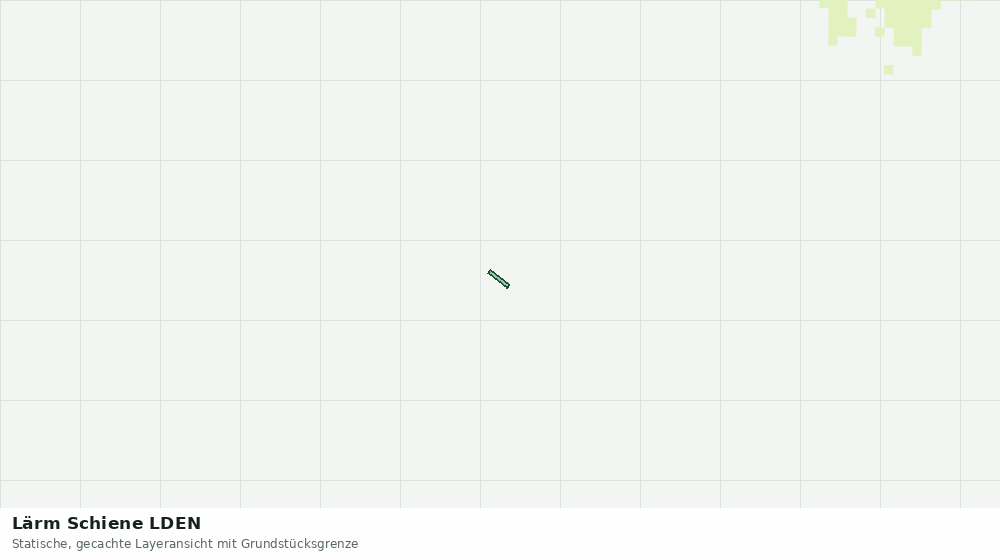Statische Kartenansicht: Lärm Schiene LDEN