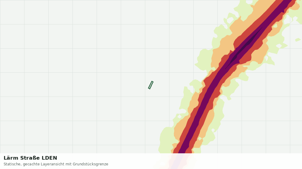 Statische Kartenansicht: Lärm Straße LDEN