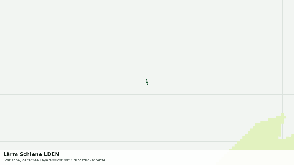Statische Kartenansicht: Lärm Schiene LDEN